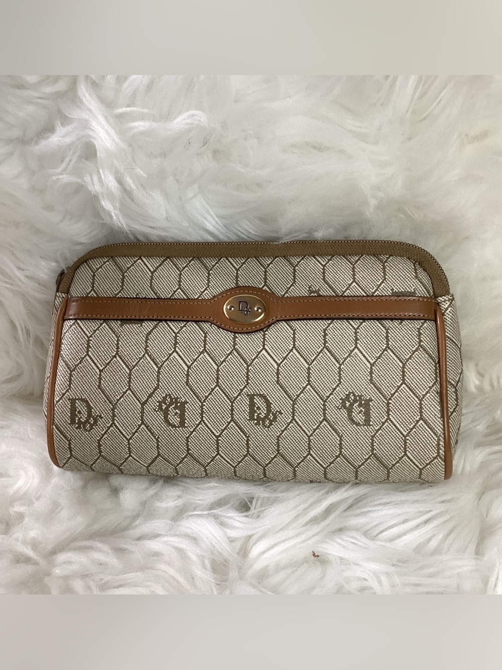 Dior Honeycomb Make up Pouch/Clutch